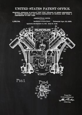 70 Curtiss Airplane Engin