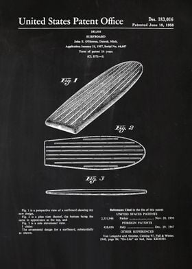 47 Surfboard Patent 1958