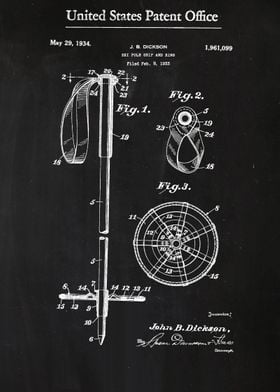 54 Ski Pole Patent