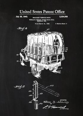 47 Army Truck Patent 1943