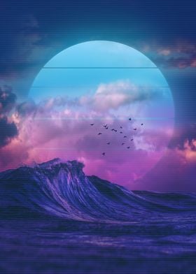 synthwave ocean dream