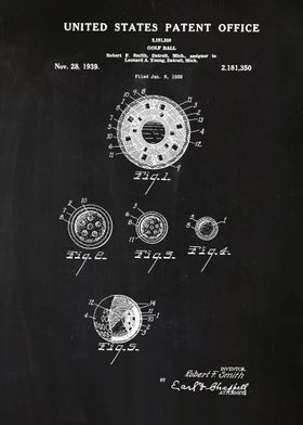 55 Golf Ball Patent