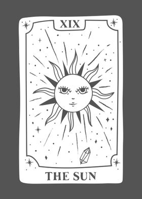 White Card THE SUN' Poster by SoulArt Shop | Displate