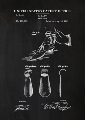 74 Shoe Horn Patent 1892