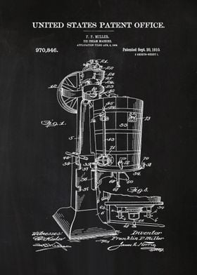 73 Ice Cream Maker Patent