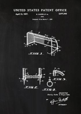 60 Soccer Goal Patent