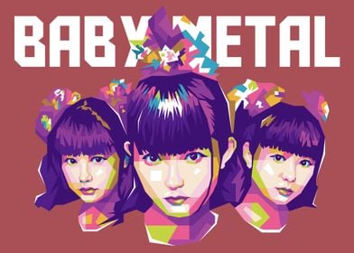 BABY METAL POP ART 5