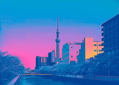 Tokyo City Sunset