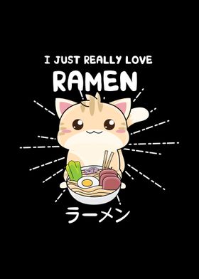 Ramen Cat Japanese Kawa