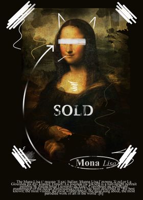 Monalisa Brutalism Poster