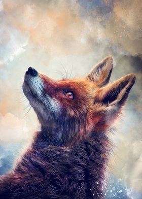Fox animals art