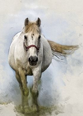 Horse animal art