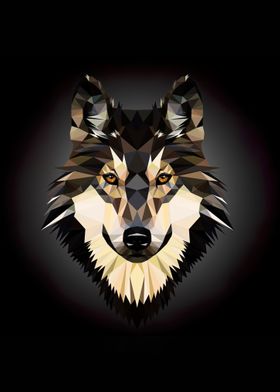 wolf Low poly