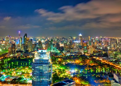 View of Lumphini Park