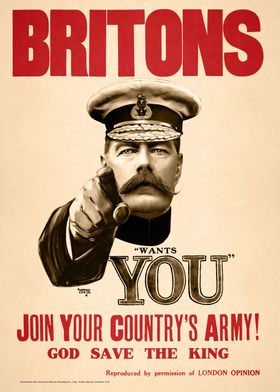 Britons Wants You poster