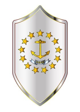 Rhode Island State Shield