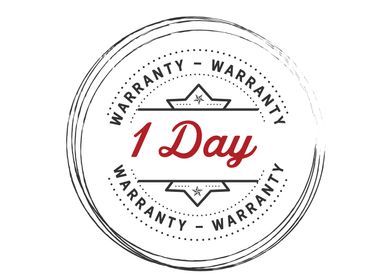1 day warranty