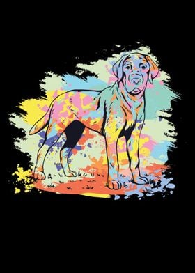 Labrador Watercolor Design