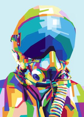 Jet Fighter Pilot in Wpap