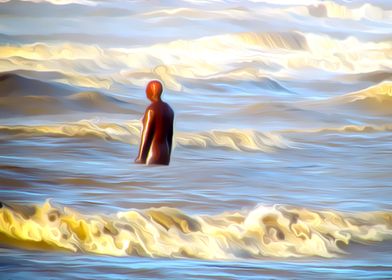 Gormley in a Storm 