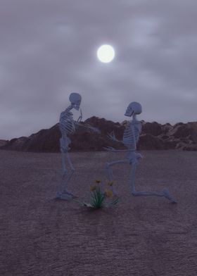 forever couple skeleton 