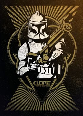 Samuel Prehistorisch Onnauwkeurig Clone Trooper 2' Poster by Star Wars | Displate