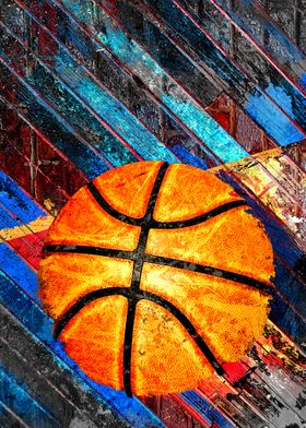 Basketball art print S 164