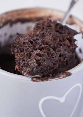 Chocolate mug cake