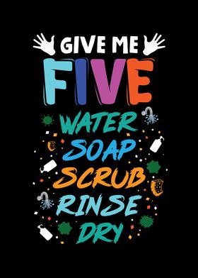 Give me five water soap
