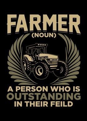 Farmer Tractor Lover