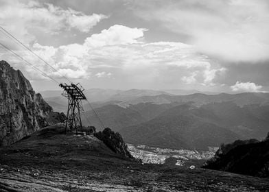 Mountains BW