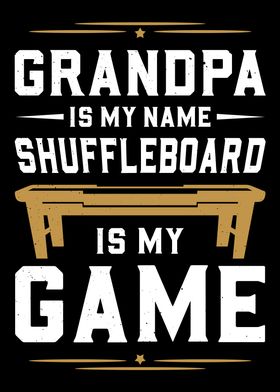 Shuffleboard Grandpa