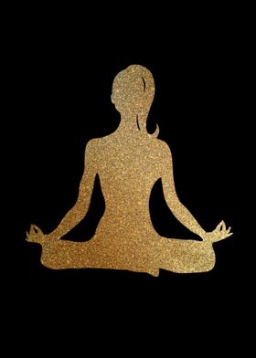 Yoga pose meditation