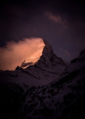 Matterhorn in the wind