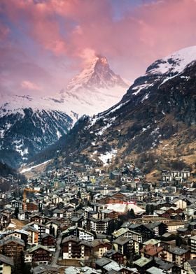 Town by Matterhorn