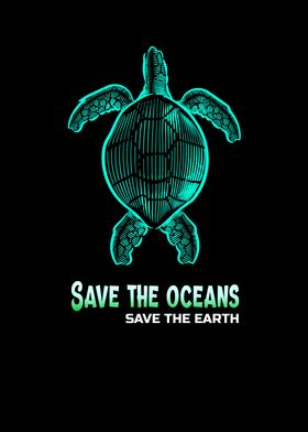 Save the Oceans earth