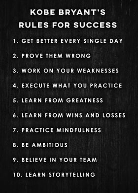 10 Rules for Success