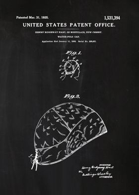 68 Water Polo Cap Patent 