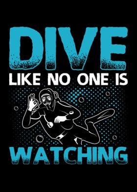 Diver  Diving Dive Gift