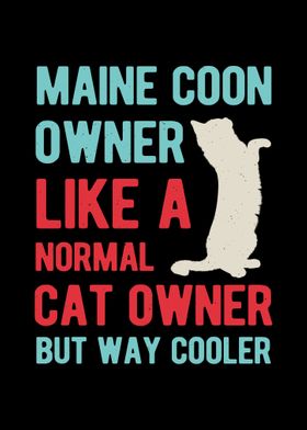 Maine Coon Cat Funny