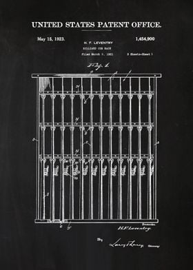 74 Billiard Cue Rack Pate