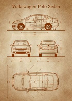 Volkswagen Polo Sedan old 