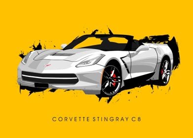 Corvette stingray C8 v01