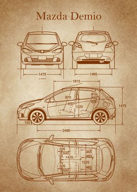 Mazda Demio 2008  old 