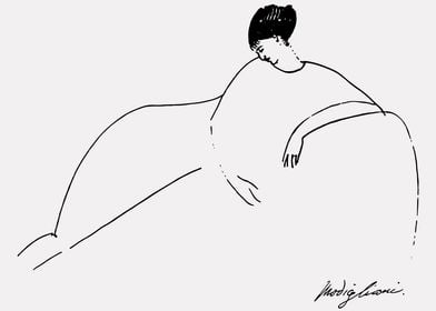 Modigliani Anne Portrait