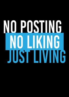 No Posting No Liking