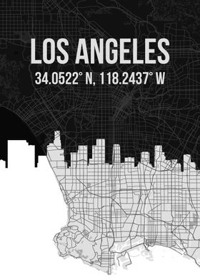 Los Angeles City Map 