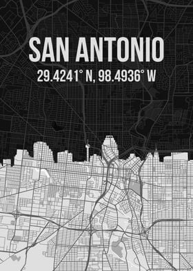 San Antonio City Map