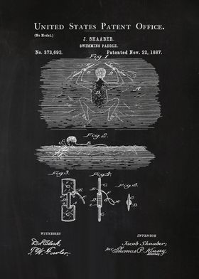 76 Swimming Paddle Patent