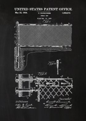 82 Tennis Net Patent 1934